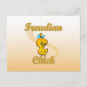 Freudian Chick Postkarte