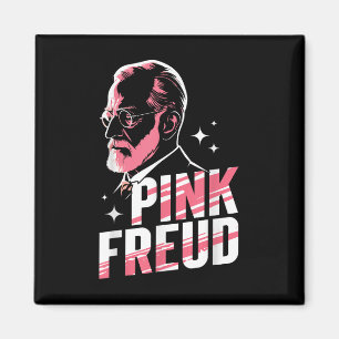 Freudian Pink Drehung Freudian Pun Psychology Smar Magnet