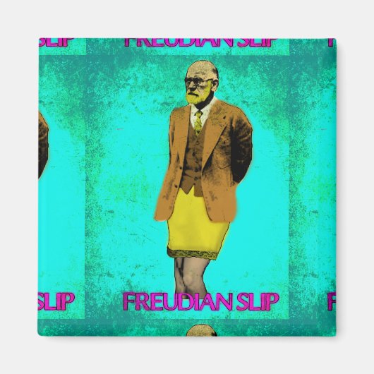 Freudian Slip Grunge Pop Art Meme Magnet (Vorne)