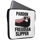Freudian Slipper Laptop Ärmel Laptopschutzhülle (Vorne Rechts)