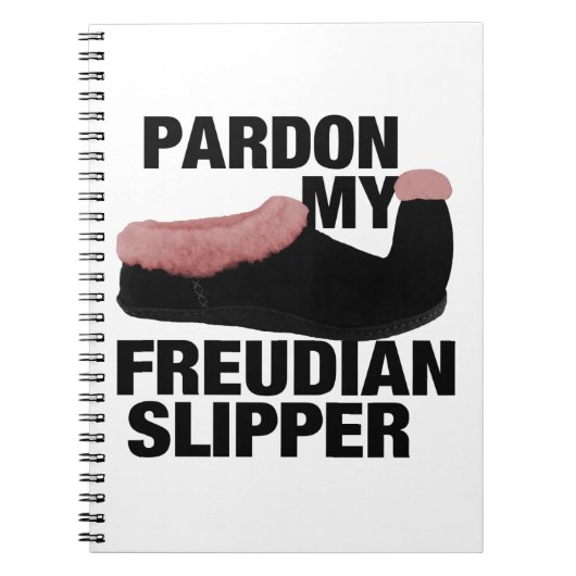 Freudian Slipper Notebook Notizblock (Vorderseite)