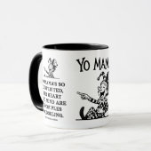 freudian yo mama jokes - Conflicted Tasse (Vorderseite Links)
