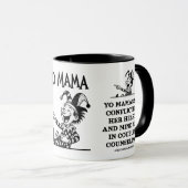 freudian yo mama jokes - Conflicted Tasse (VorderseiteRechts)