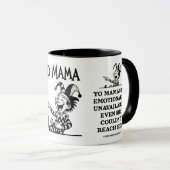 freudian yo mama jokes - emotionally unavailable tasse (VorderseiteRechts)