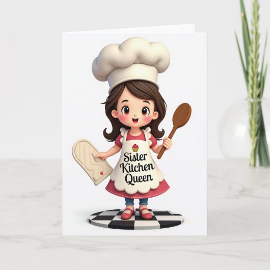 Freudiger Chef Muttertagskarte Karte (Vorderseite)