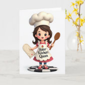 Freudiger Chef Muttertagskarte Karte (Gelbe Blume)