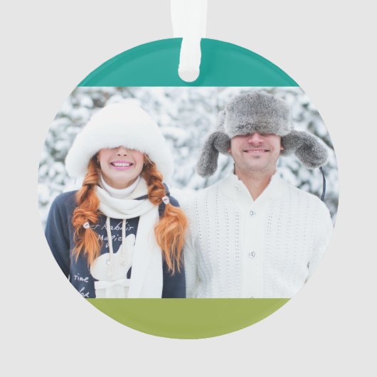 Freudiger Feiertag! | helles Ornament (Rückseite)