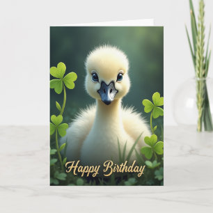 Freudiger Geburtstag Baby Tier Karte