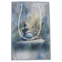 Freudiger Schneemann