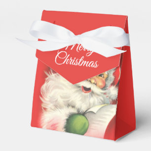 Freudiger Vintager Weihnachtsmann-Zelt-Kasten Geschenkschachtel