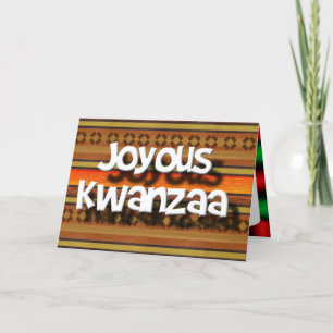 Freudiges Kwanzaa Feiertagskarte