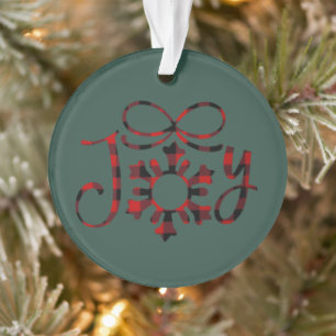 Freudiges Weihnachten Freude der Welt Fröhliche Me Ornament