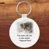 Freud's Cat Schlüsselanhänger (Vorderseite)