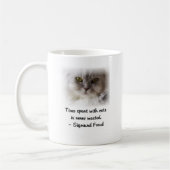 Freuds Katze Kaffeetasse (Links)