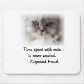Freuds Katze Mousepad (Vorne)