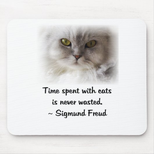 Freuds Katze Mousepad (Vorne)