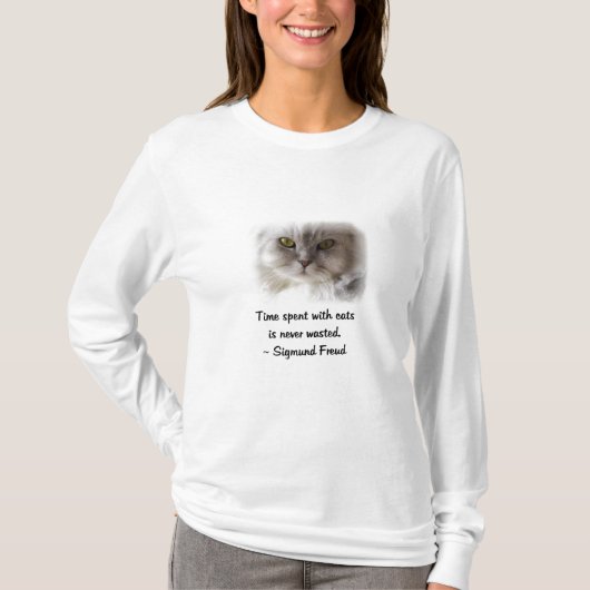 Freuds Katze T-Shirt (Vorderseite)