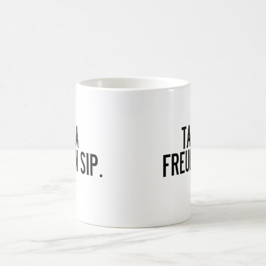 Freudsche Sip-Tasse Kaffeetasse (Mittel)