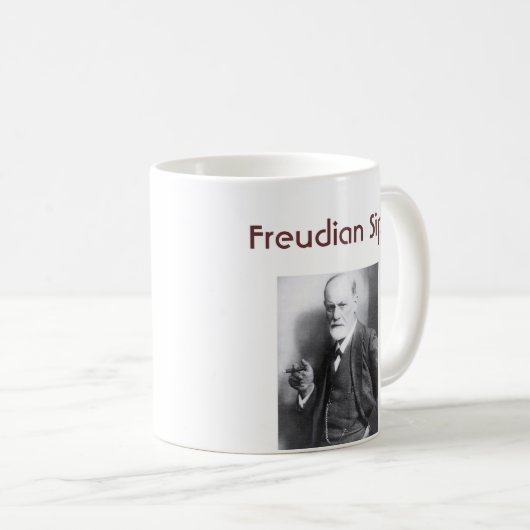 "Freudsche Sips-" - Tasse (VorderseiteRechts)