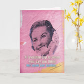 Freudscher Beleg der Mutter Tages Karte (Gelbe Blume)