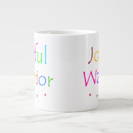 Freudvoller Krieger Jumbo-Tasse