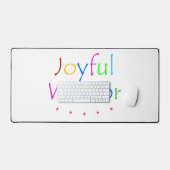 Freudvoller Krieger Schreibtischunterlage (Tastatur & Maus)