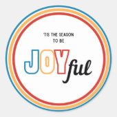 Freudvoller Umschlag Aufkleber (Vorderseite)