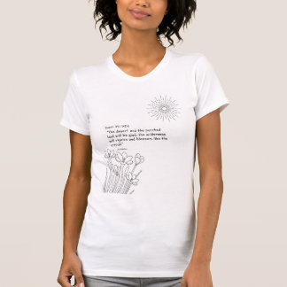 „Freue dich und blühe“ Bibel-Shirt für Frauen T-Shirt