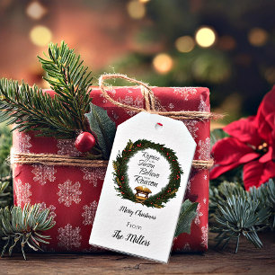 Freue dich und glaube an die Geburt - personalisie Geschenkanhänger
