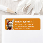 FREUE Weihnachten! Adorable, Kaninchen, Weihnachts (Insitu)