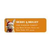 FREUE Weihnachten! Adorable, Kaninchen, Weihnachts (Vorne)