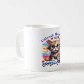 Freuen Paws-T - Shirt Kaffeetasse (Vorderseite Links)