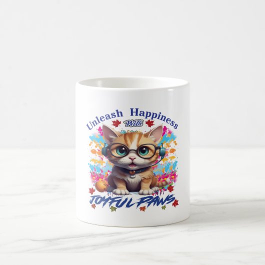Freuen Paws-T - Shirt Kaffeetasse (Mittel)