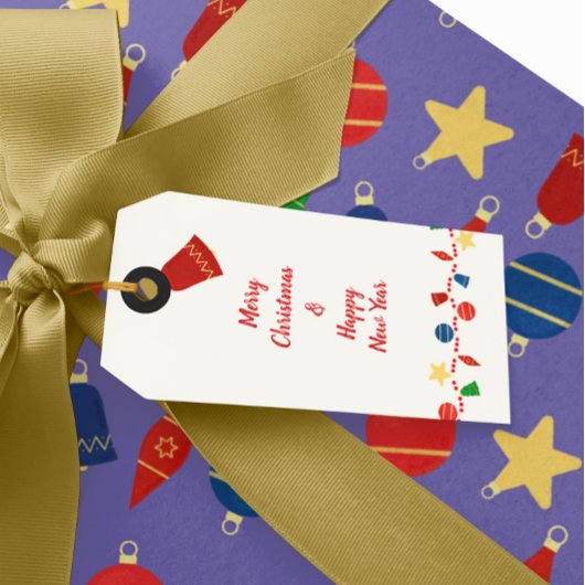 Freuen Retro Weihnachtsschmuck Brauch Geschenkpapier Set