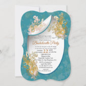 Freuen Sie sich auf Abstrakt rosa, himmelblau - ro Einladung (Vorderseite)