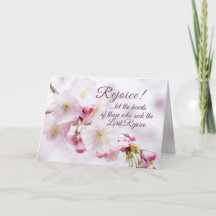 Freuen Sie sich auf Bibel Verse Kirschblüten Oster