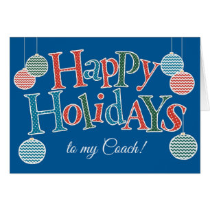 Freuen Sie sich auf Coach, bunte Bausteine