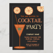 Freuen Sie sich auf coolen Weihnachtscocktail Part Einladung (Vorne/Hinten)