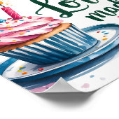 Freuen Sie sich auf das Christliche Kinderzimmer W Poster (Ecke)