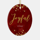 Freuen Sie sich auf das Foto Burgund Keramik Ornament (Rechts)