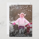 Freuen Sie sich auf das Foto über Weihnachten (Vorderseite)