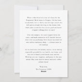 Freuen Sie sich auf das stilvolle Script Overlay f Feiertagskarte (Rückseite)