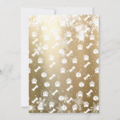 Freuen Sie sich auf das Weihnachtsfest des Hundes (Rückseite)