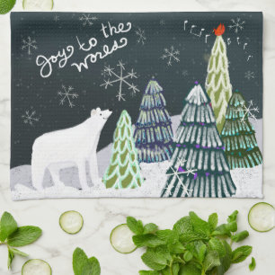 Freuen Sie sich auf das WelWinter Wonderland Handt Geschirrtuch