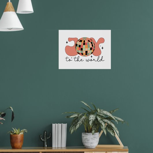 Freuen Sie sich auf das World Christmas Disco Ball Poster (Wohnzimmer 1)