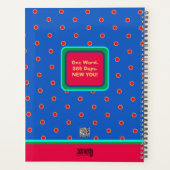 Freuen Sie sich auf den farbenfrohen Blumenstrauß Planer (Rückseite)