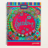 Freuen Sie sich auf den farbenfrohen Blumenstrauß Planer (Vorderseite)