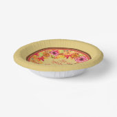 Freuen Sie sich auf den Herbstfeuer Pappteller (Gewinkelt)