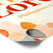 Freuen Sie sich auf den Lord Boho Christlich Wall  Poster (Ecke)