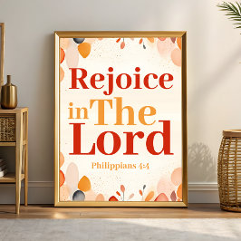 Freuen Sie sich auf den Lord Boho Christlich Wall Poster